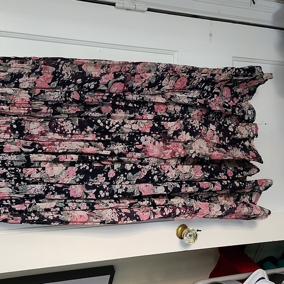 Papillon floral crinkle dress vintage from the 90s - Picture 11 of 14